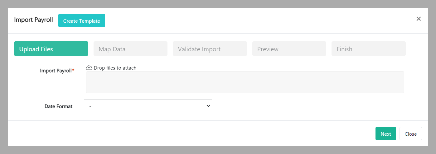 import payroll details