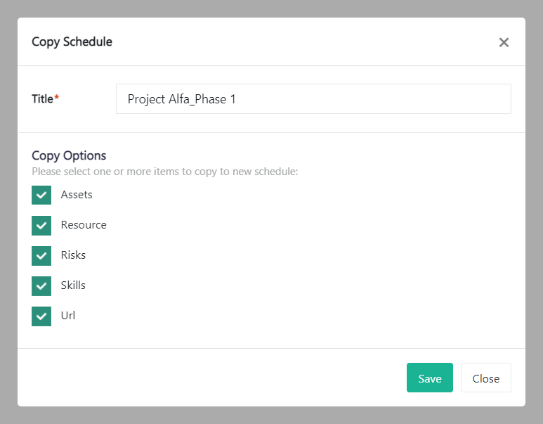 assets resource risks